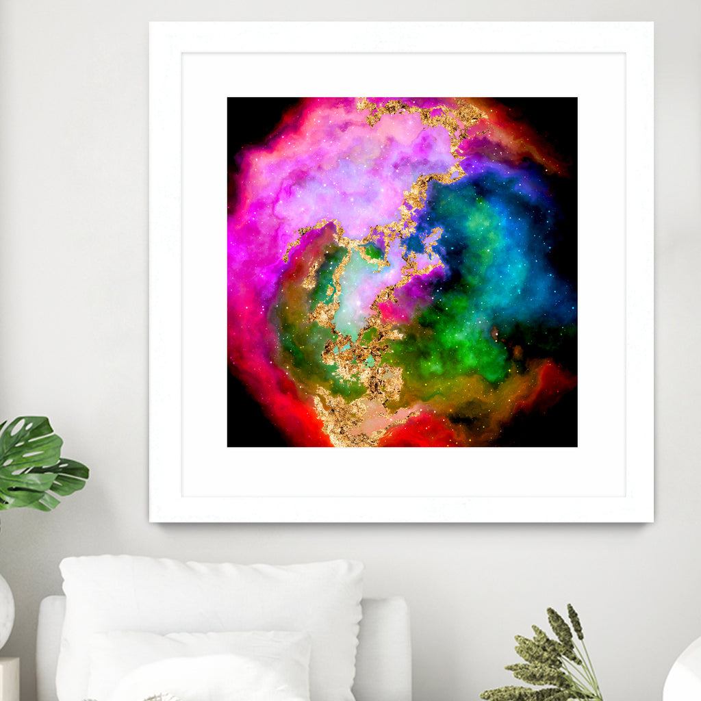 100 Nebulas in Space 006 by Raul Andre Petrasanta on GIANT ART - pink digital painting