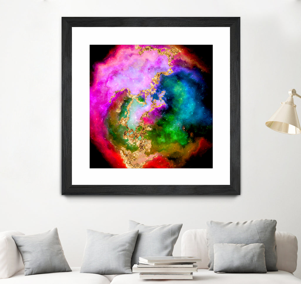 100 Nebulas in Space 006 by Raul Andre Petrasanta on GIANT ART - pink digital painting