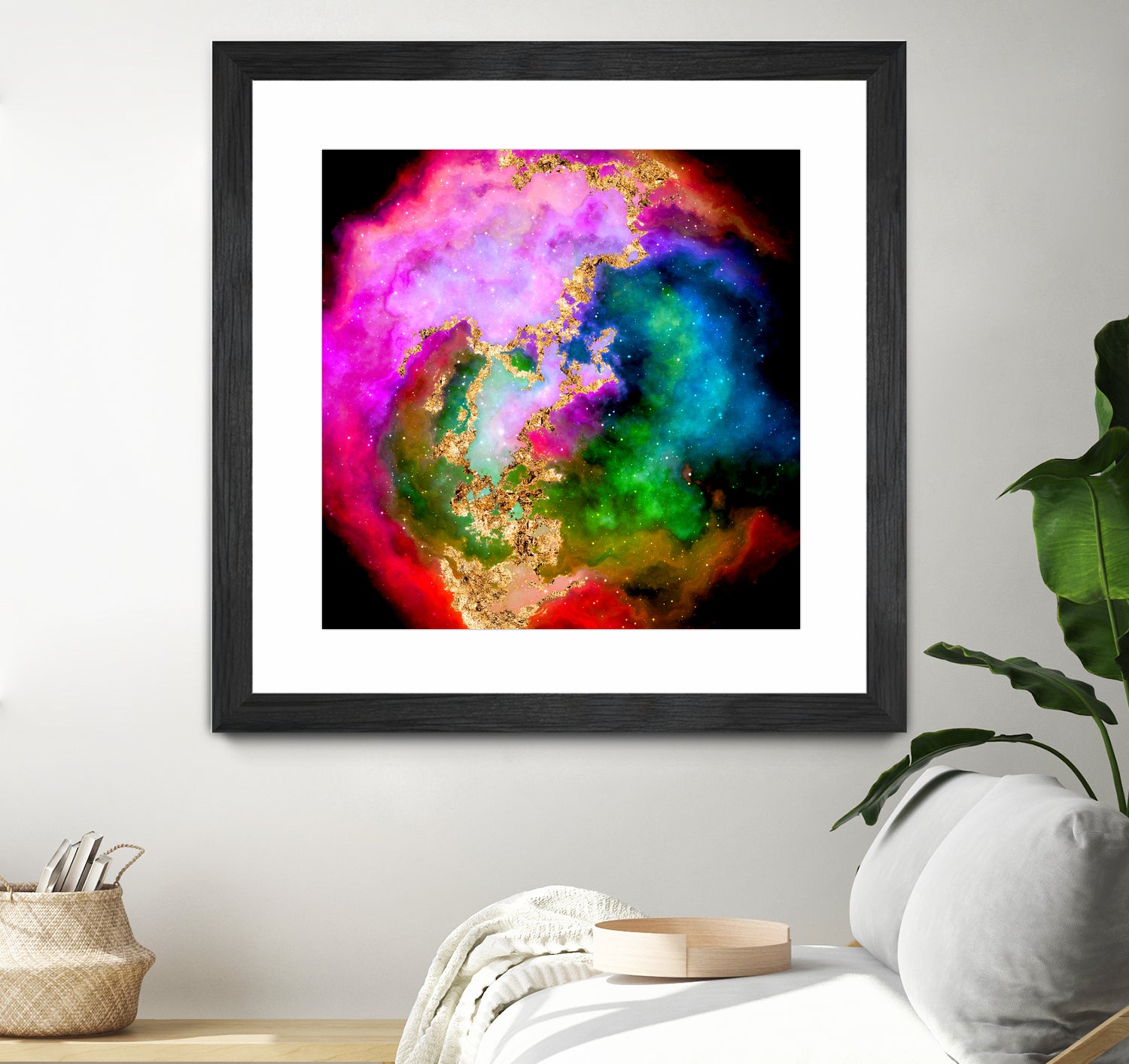 100 Nebulas in Space 006 by Raul Andre Petrasanta on GIANT ART - pink digital painting