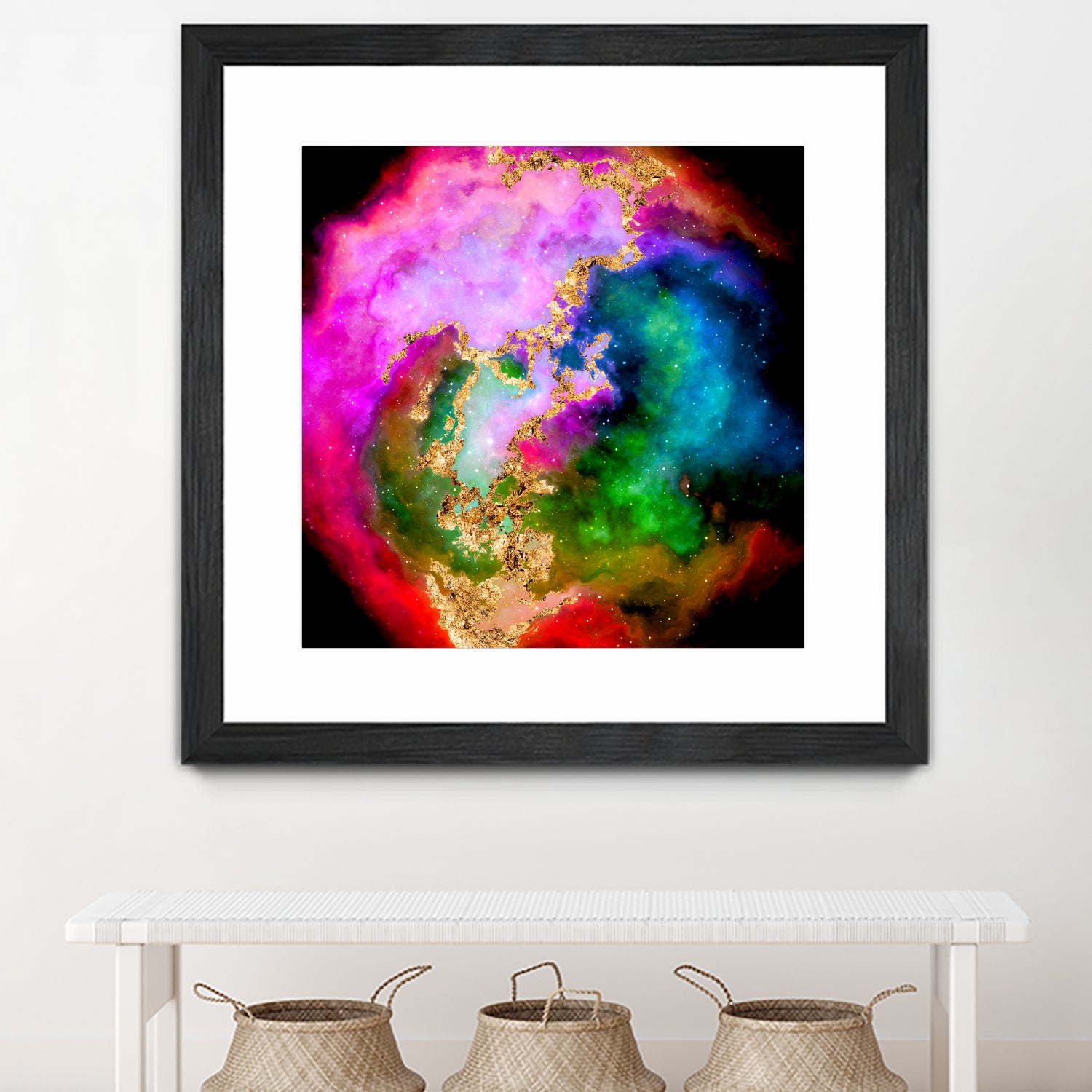 100 Nebulas in Space 006 by Raul Andre Petrasanta on GIANT ART - pink digital painting