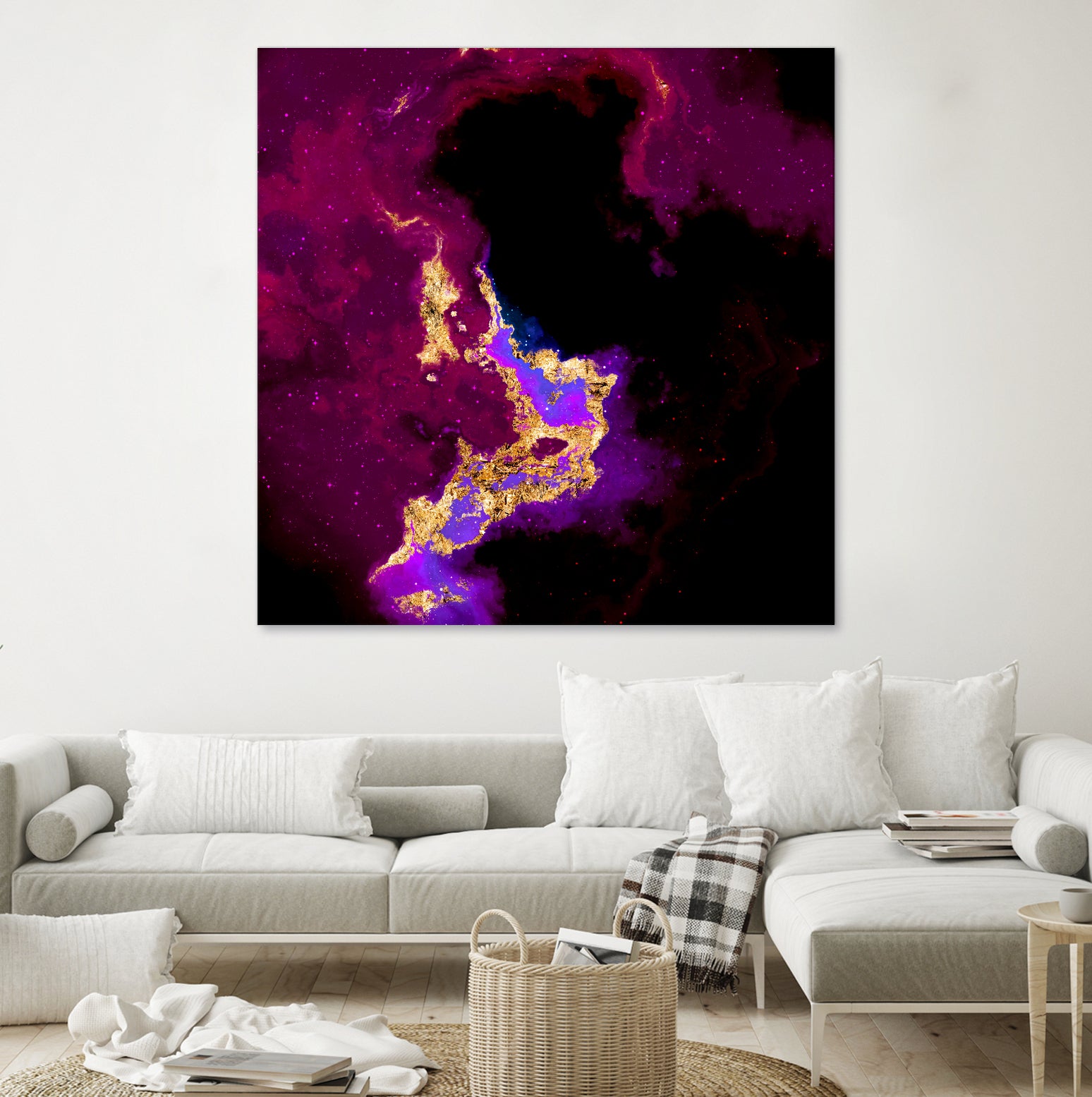 100 Nebulas in Space 018 by Raul Andre Petrasanta on GIANT ART - red digital painting