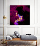 100 Nebulas in Space 018 by Raul Andre Petrasanta on GIANT ART - red digital painting