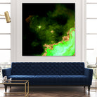 100 Nebulas in Space 028 by Raul Andre Petrasanta on GIANT ART - green digital painting