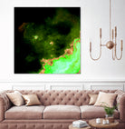 100 Nebulas in Space 028 by Raul Andre Petrasanta on GIANT ART - green digital painting