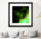 100 Nebulas in Space 028 by Raul Andre Petrasanta on GIANT ART - green digital painting