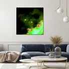 100 Nebulas in Space 028 by Raul Andre Petrasanta on GIANT ART - green digital painting