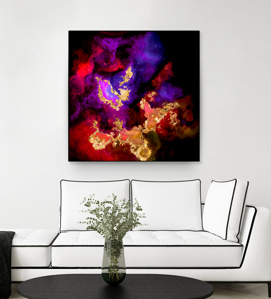 100 Nebulas in Space 058 by Raul Andre Petrasanta on GIANT ART - red digital painting