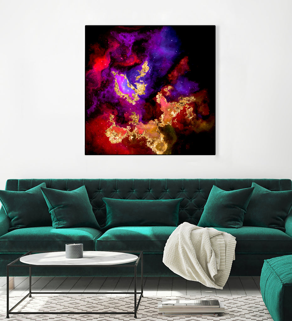 100 Nebulas in Space 058 by Raul Andre Petrasanta on GIANT ART - red digital painting