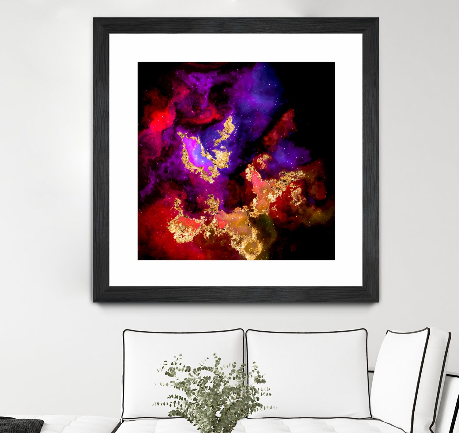 100 Nebulas in Space 058 by Raul Andre Petrasanta on GIANT ART - red digital painting