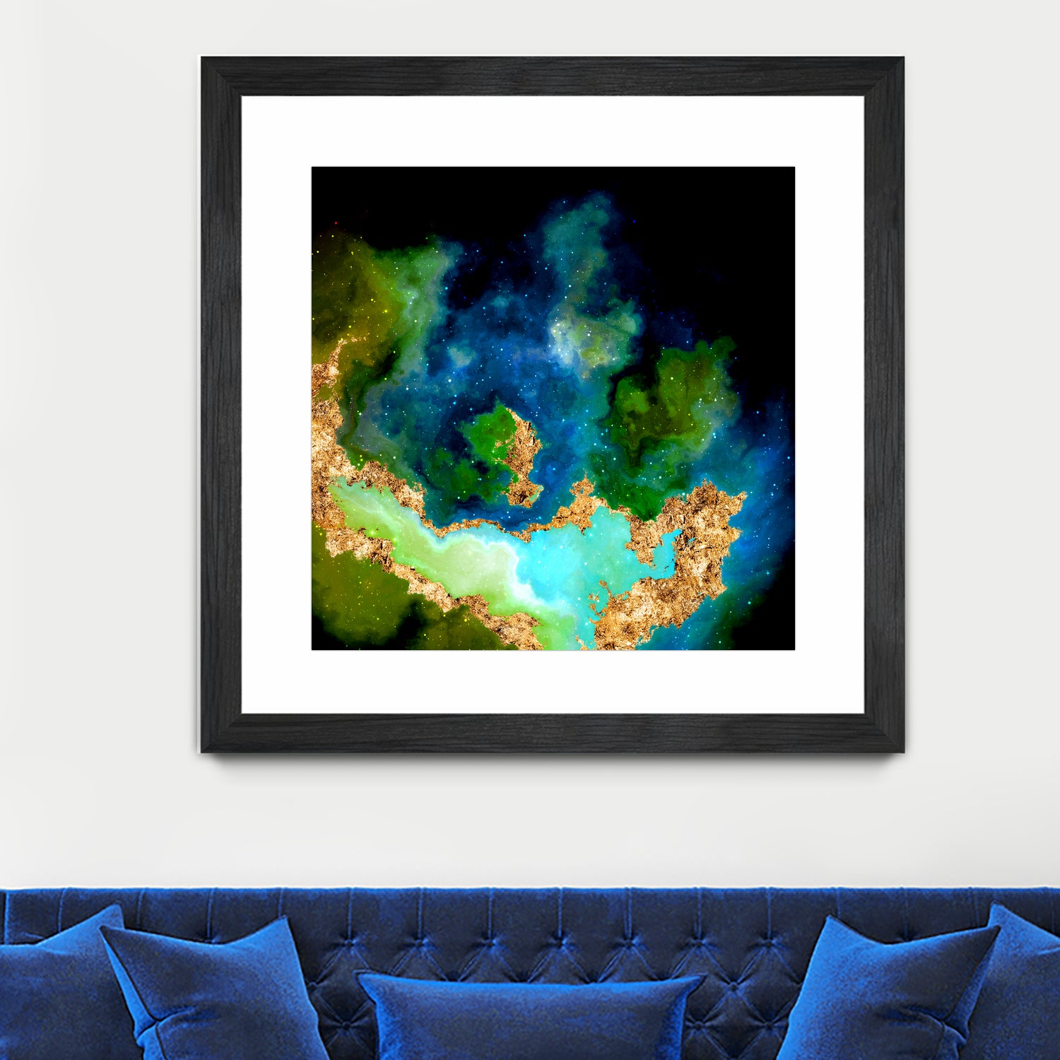 100 Nebulas in Space 064 by Raul Andre Petrasanta on GIANT ART - blue digital painting