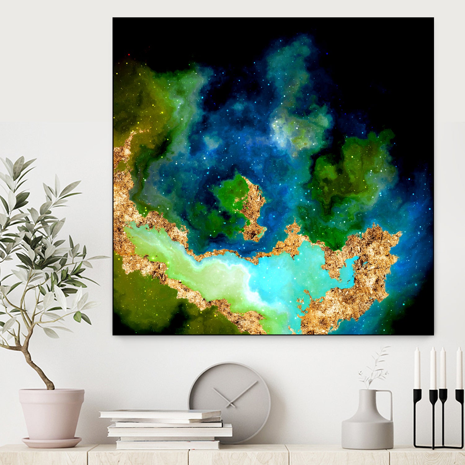 100 Nebulas in Space 064 by Raul Andre Petrasanta on GIANT ART - blue digital painting