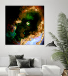 100 Nebulas in Space 079 by Raul Andre Petrasanta on GIANT ART - yellow digital painting