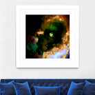 100 Nebulas in Space 079 by Raul Andre Petrasanta on GIANT ART - yellow digital painting