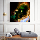 100 Nebulas in Space 079 by Raul Andre Petrasanta on GIANT ART - yellow digital painting