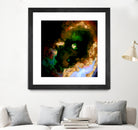 100 Nebulas in Space 079 by Raul Andre Petrasanta on GIANT ART - yellow digital painting