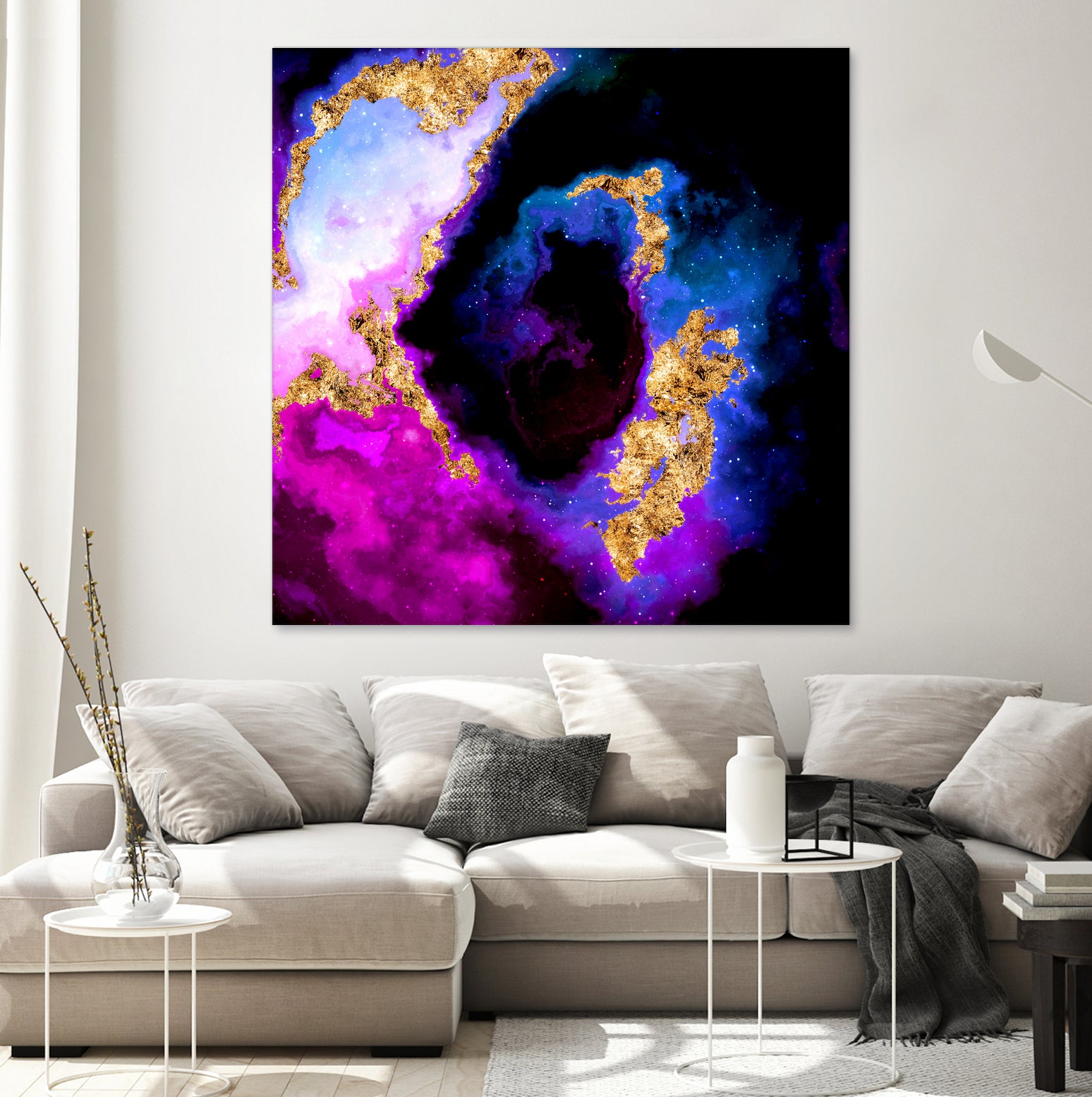 100 Nebulas in Space 088 by Raul Andre Petrasanta on GIANT ART - blue digital painting