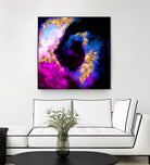 100 Nebulas in Space 088 by Raul Andre Petrasanta on GIANT ART - blue digital painting