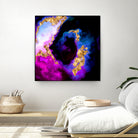 100 Nebulas in Space 088 by Raul Andre Petrasanta on GIANT ART - blue digital painting