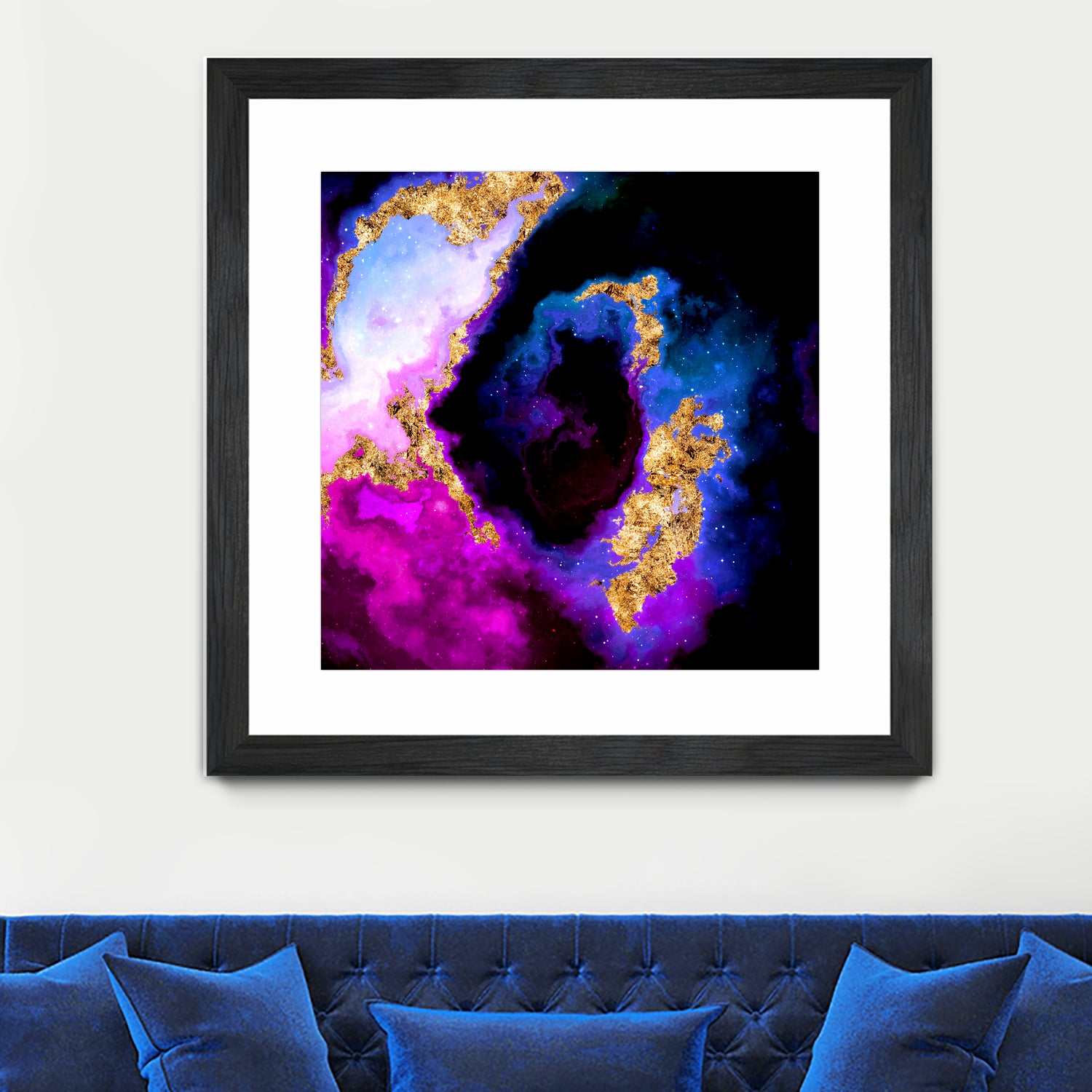 100 Nebulas in Space 088 by Raul Andre Petrasanta on GIANT ART - blue digital painting