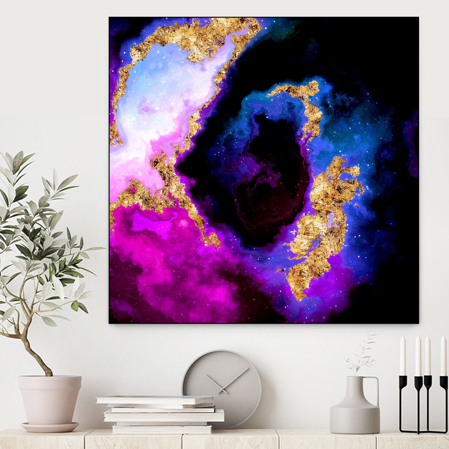 100 Nebulas in Space 088 by Raul Andre Petrasanta on GIANT ART - blue digital painting