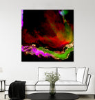 100 Nebulas in Space 120 by Raul Andre Petrasanta on GIANT ART - red digital painting