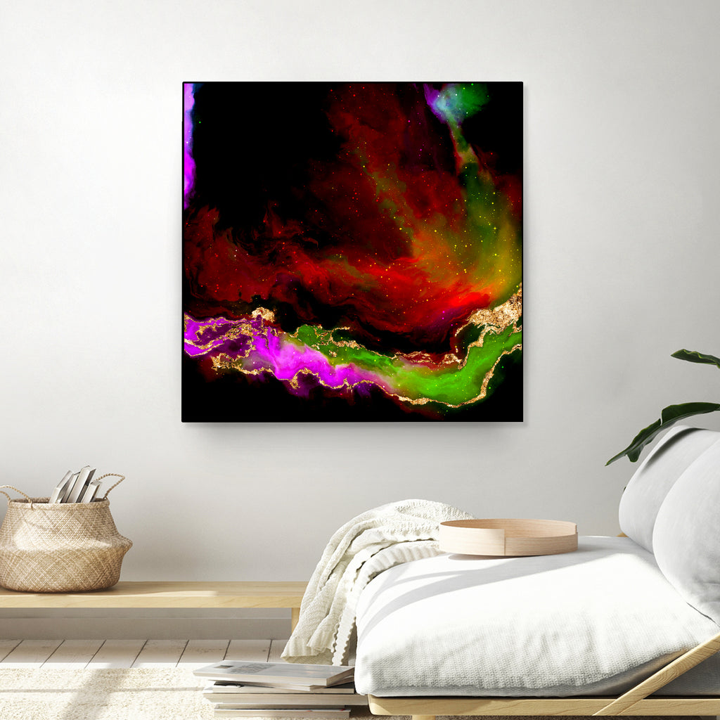 100 Nebulas in Space 120 by Raul Andre Petrasanta on GIANT ART - red digital painting