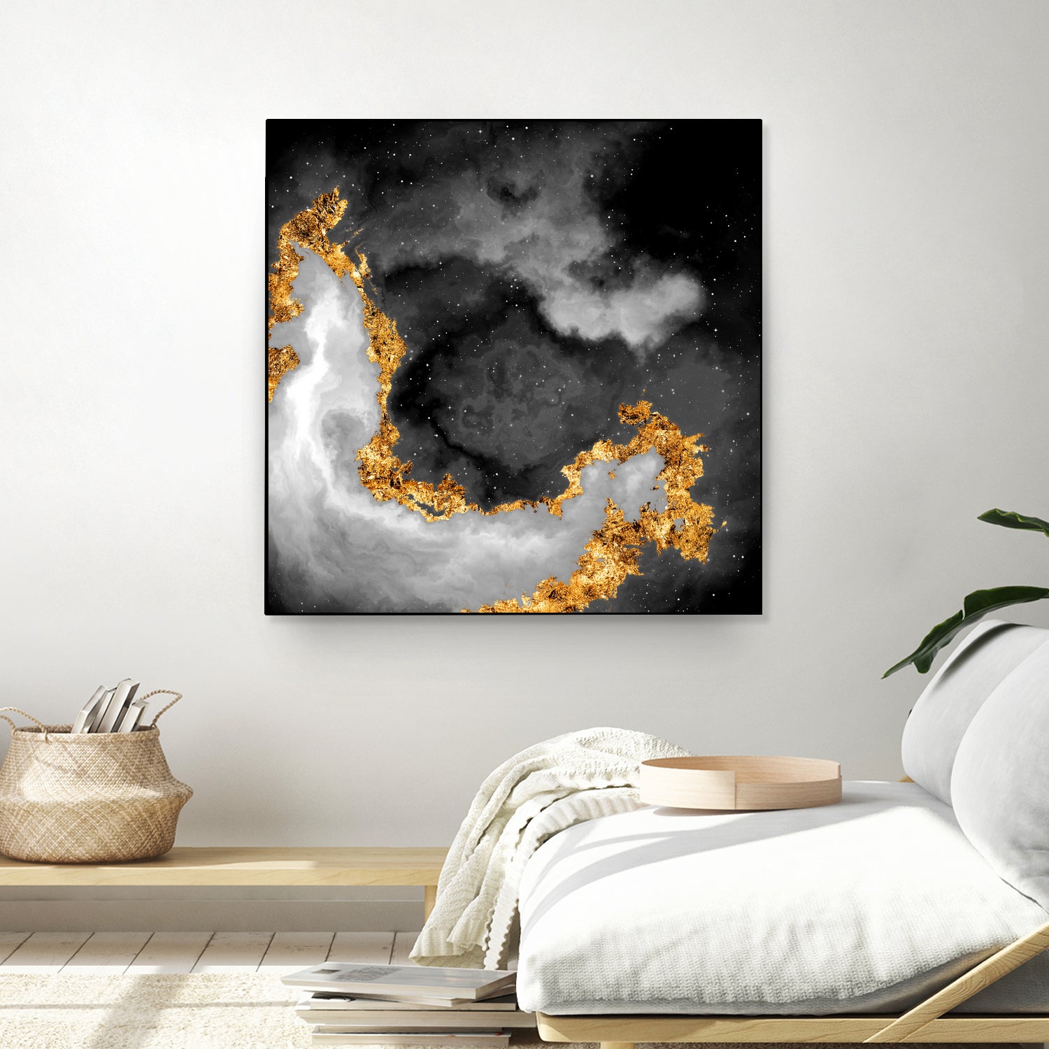 100 Nebulas in Space Black and White 069 by Raul Andre Petrasanta on GIANT ART - black digital painting