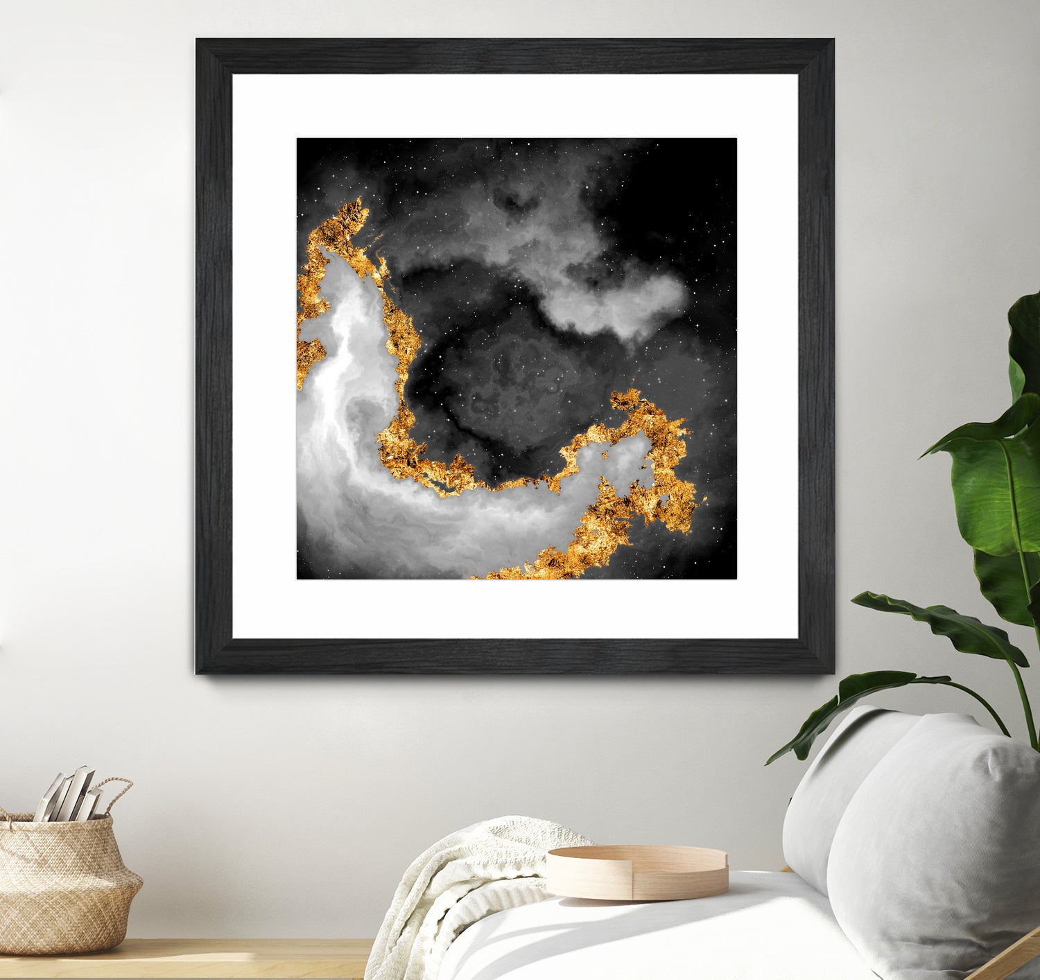 100 Nebulas in Space Black and White 069 by Raul Andre Petrasanta on GIANT ART - black digital painting