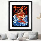 THE GREAT RAMEN OFF KANAGA by Sean R Porter on GIANT ART - white digital drawing