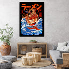 THE GREAT RAMEN OFF KANAGA by Sean R Porter on GIANT ART - white digital drawing