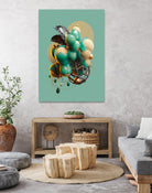 N°224 by Roman Bratschi on GIANT ART - green digital painting