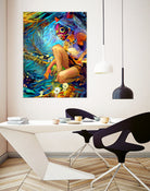 mononoke by space chimpa on GIANT ART - black character design