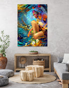 mononoke by space chimpa on GIANT ART - black character design