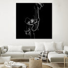 Garden Black by Aimer Heinz on GIANT ART - black vector illustration