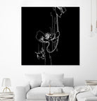 Garden Black by Aimer Heinz on GIANT ART - black vector illustration