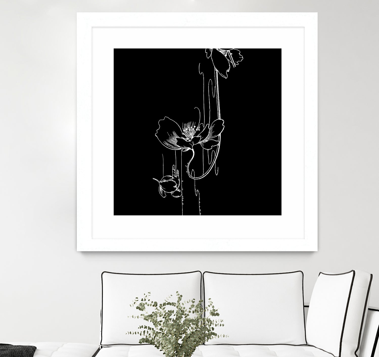 Garden Black by Aimer Heinz on GIANT ART - black vector illustration