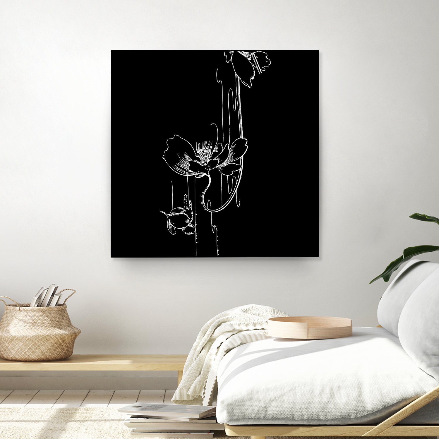 Garden Black by Aimer Heinz on GIANT ART - black vector illustration