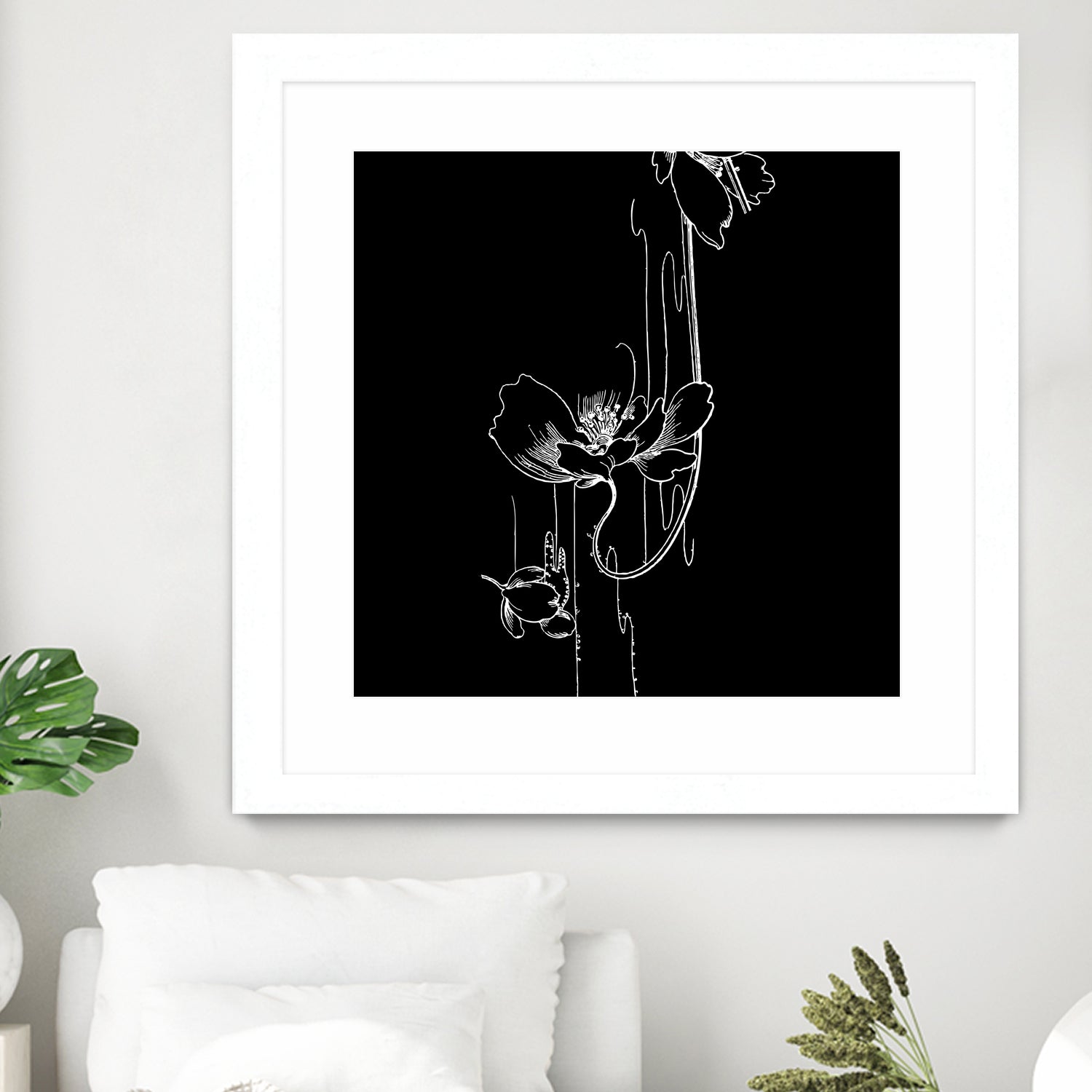 Garden Black by Aimer Heinz on GIANT ART - black vector illustration