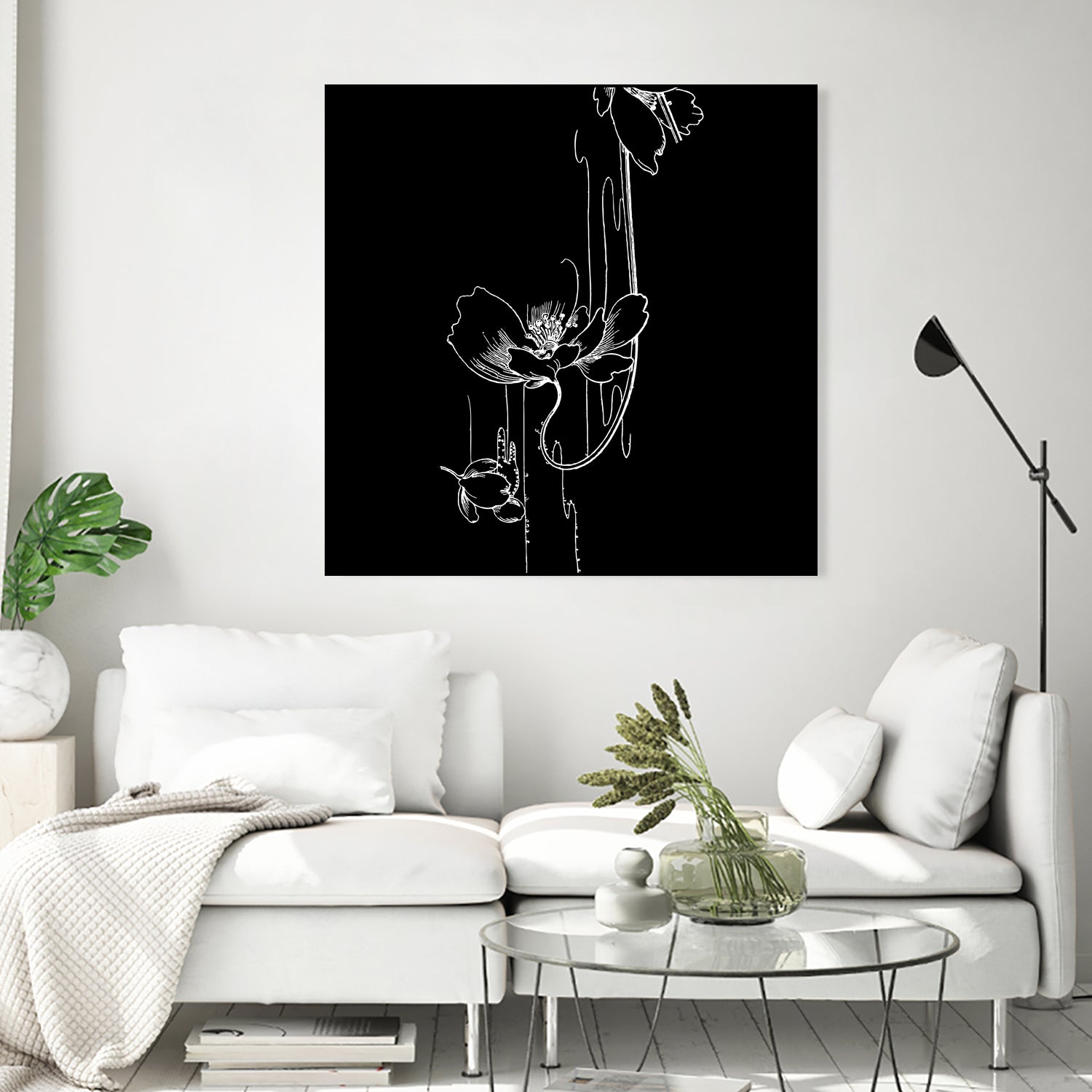 Garden Black by Aimer Heinz on GIANT ART - black vector illustration