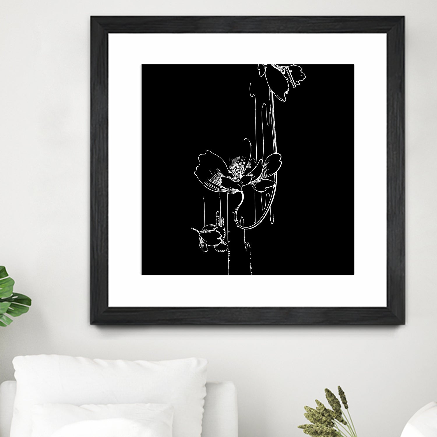 Garden Black by Aimer Heinz on GIANT ART - black vector illustration