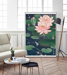 WATER LILIES by Jonas Loose on GIANT ART - blue photo manipulation