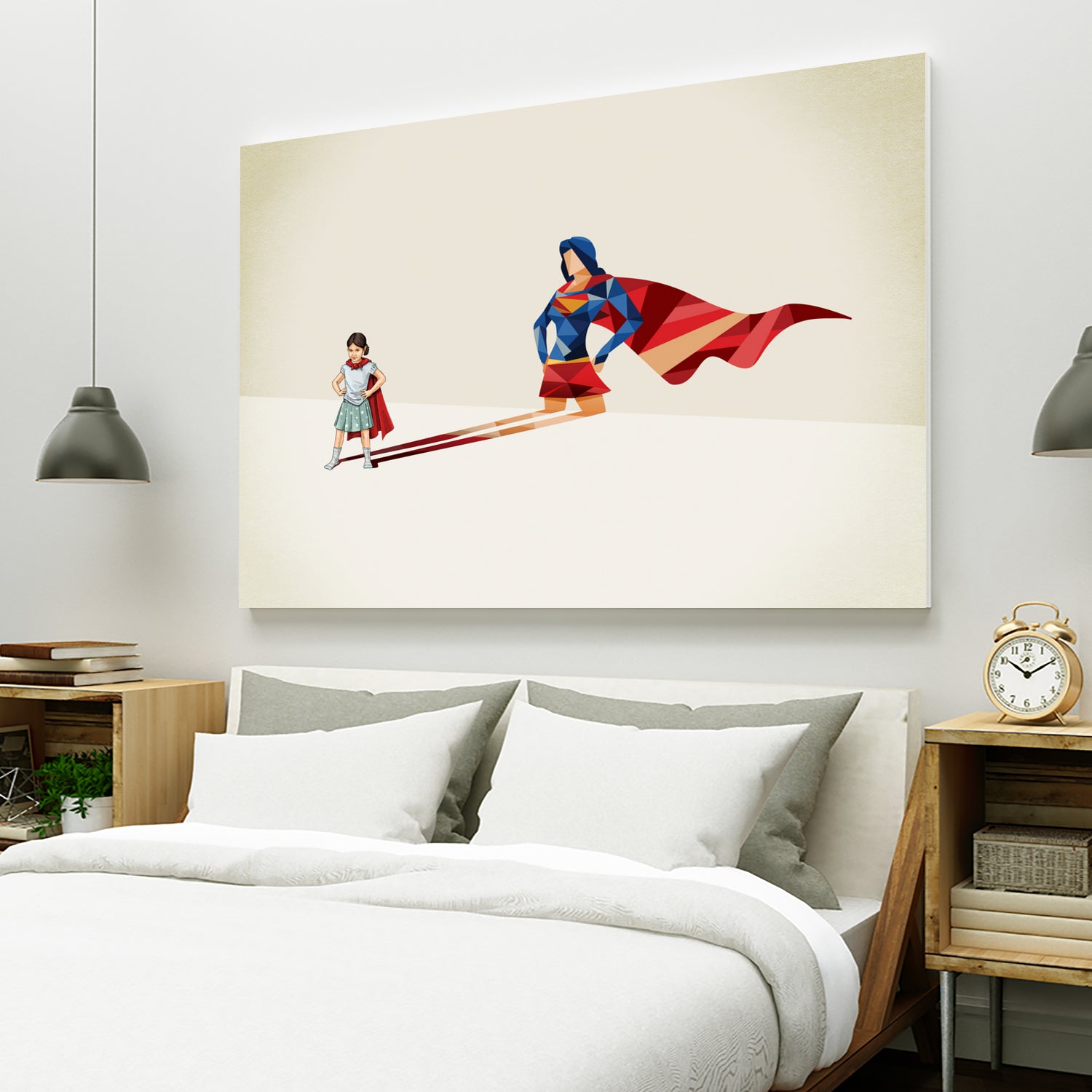 Asian American Heroine by Jason Ratliff on GIANT ART - red digital painting