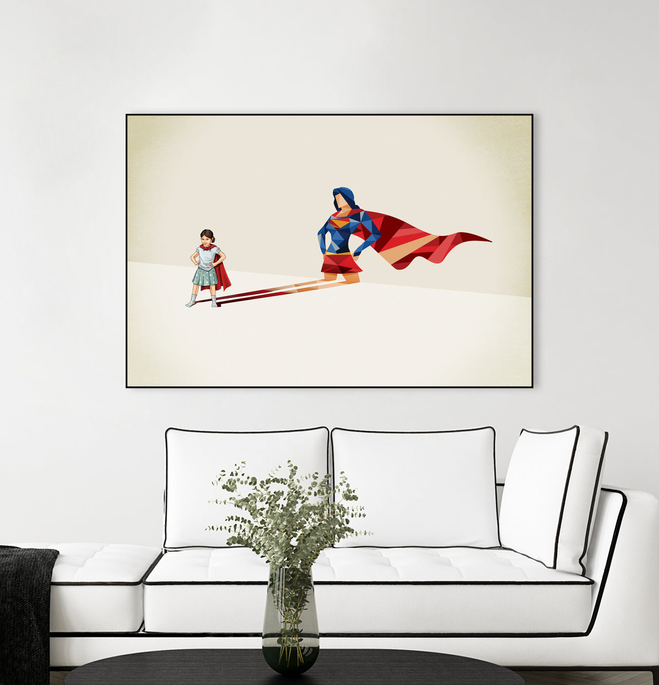 Asian American Heroine by Jason Ratliff on GIANT ART - red digital painting