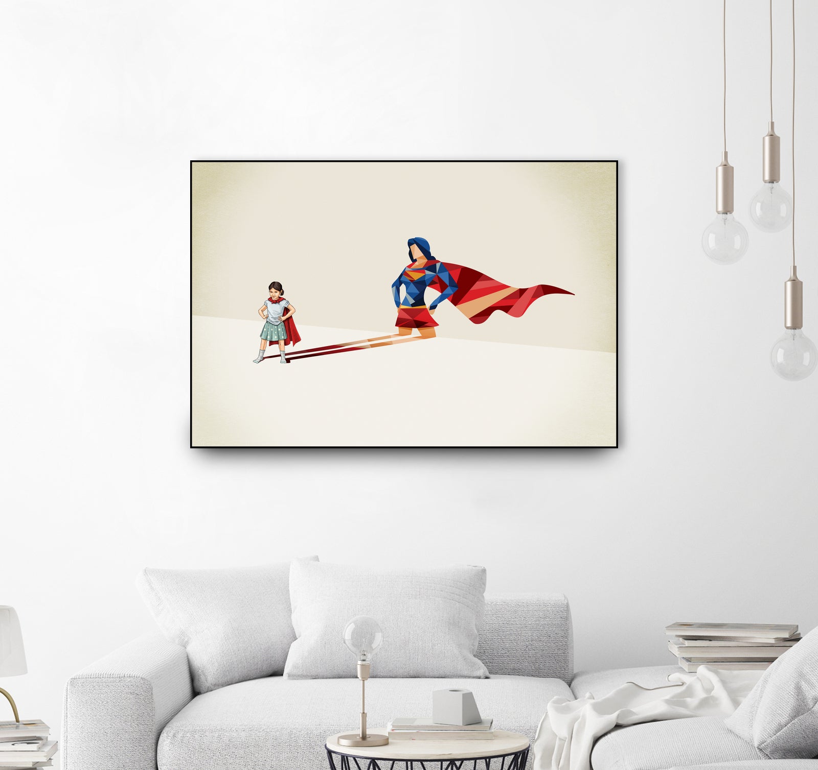 Asian American Heroine by Jason Ratliff on GIANT ART - red digital painting