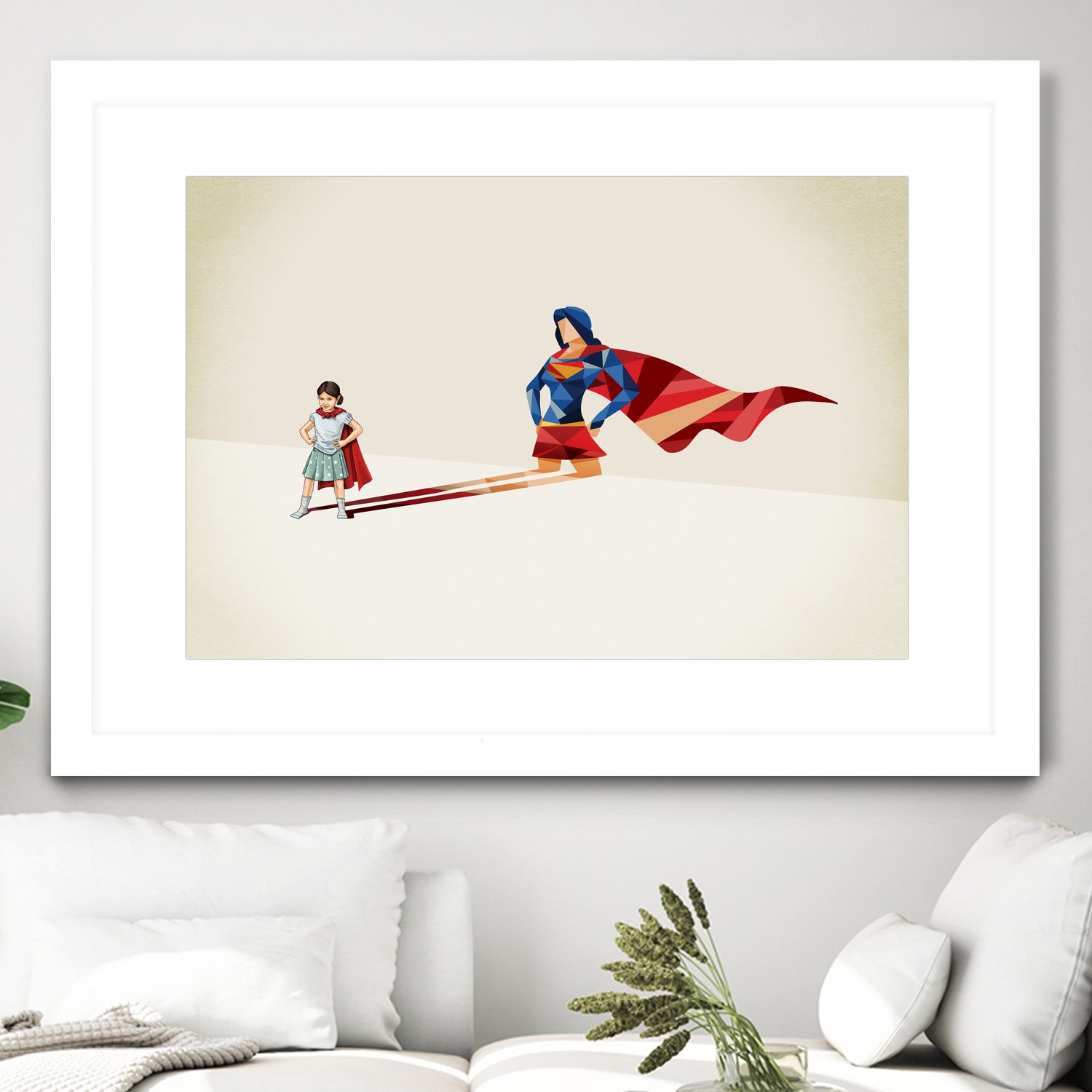 Asian American Heroine by Jason Ratliff on GIANT ART - red digital painting