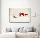 Asian American Heroine by Jason Ratliff on GIANT ART - red digital painting