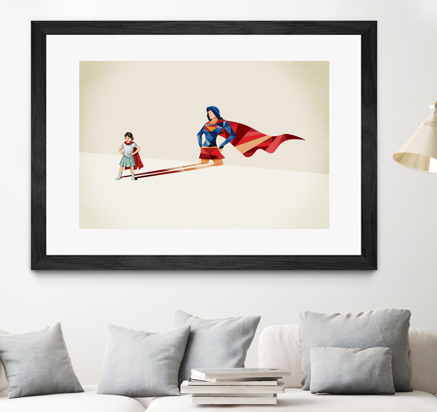 Asian American Heroine by Jason Ratliff on GIANT ART - red digital painting