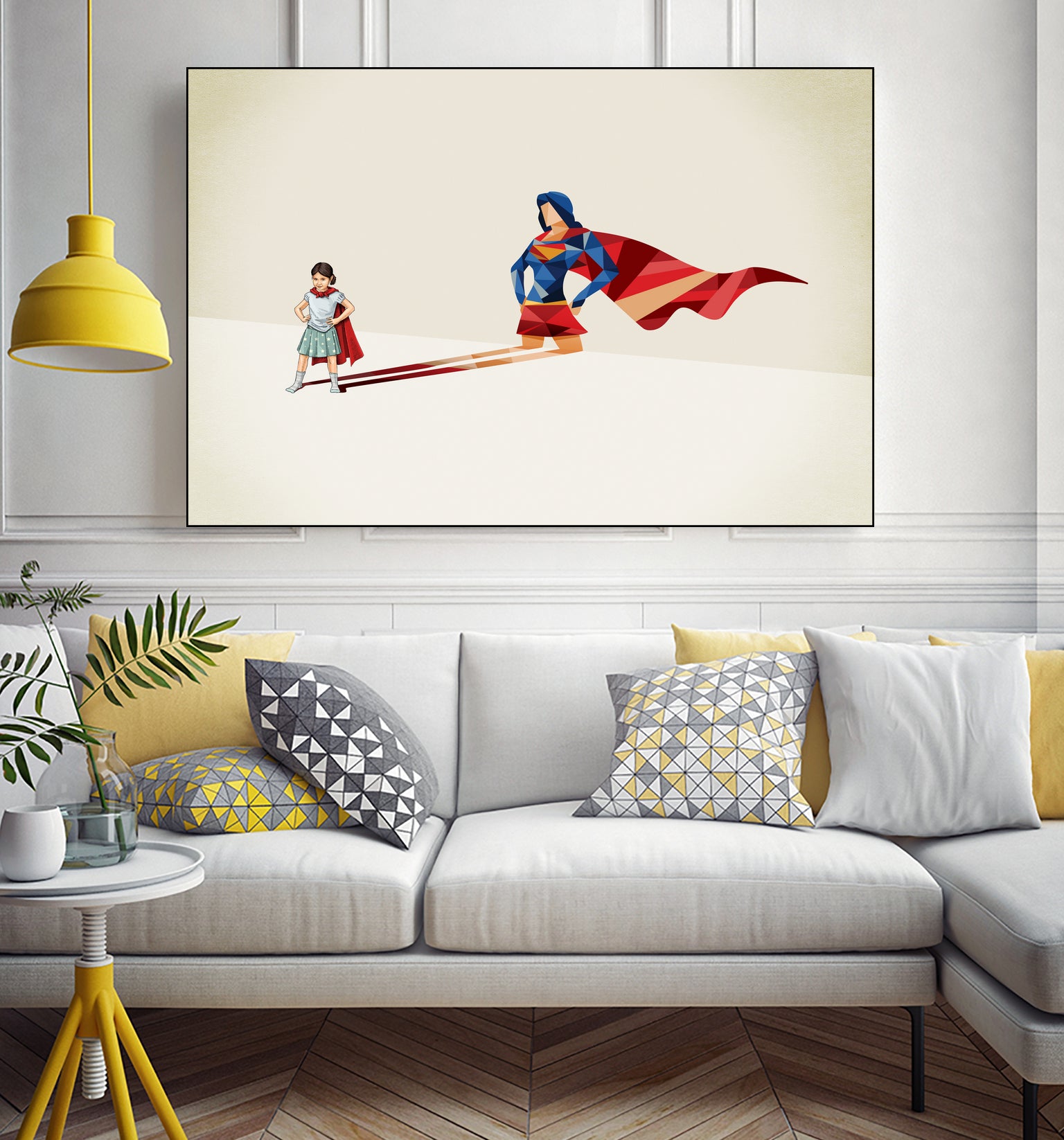 Asian American Heroine by Jason Ratliff on GIANT ART - red digital painting