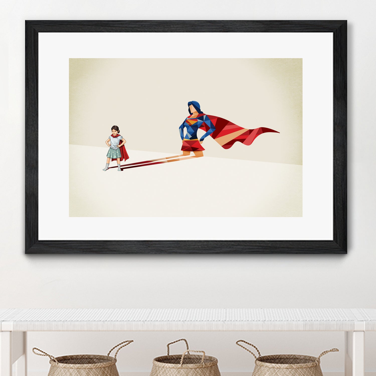 Asian American Heroine by Jason Ratliff on GIANT ART - red digital painting