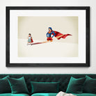 Asian American Heroine by Jason Ratliff on GIANT ART - red digital painting